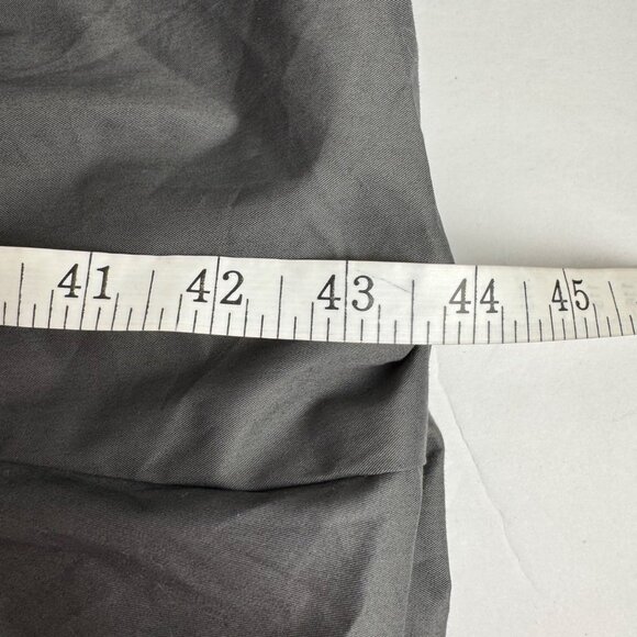 Amylynn Gray Drop Waist Bubble Hem Midi Dress Small Ruched Bodice Sleeveless - Picture 9 of 12